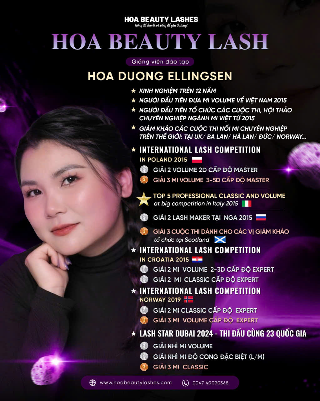 HỌC MI ONLINE VÀ OFFLINE CÙNG HOA DUONG ELLINGSEN TẠI NAM CALI, USA