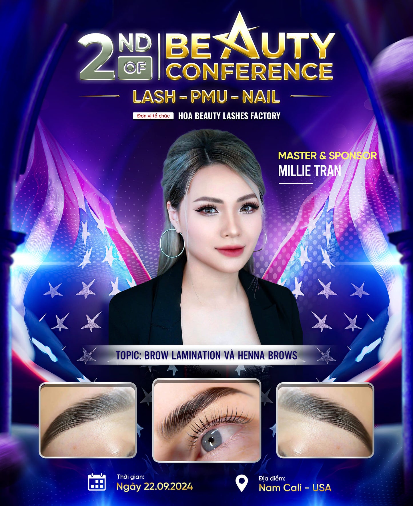 TICKET FOR CONFERENCE Nails - Lashes - P.M.U - Skincare in USA