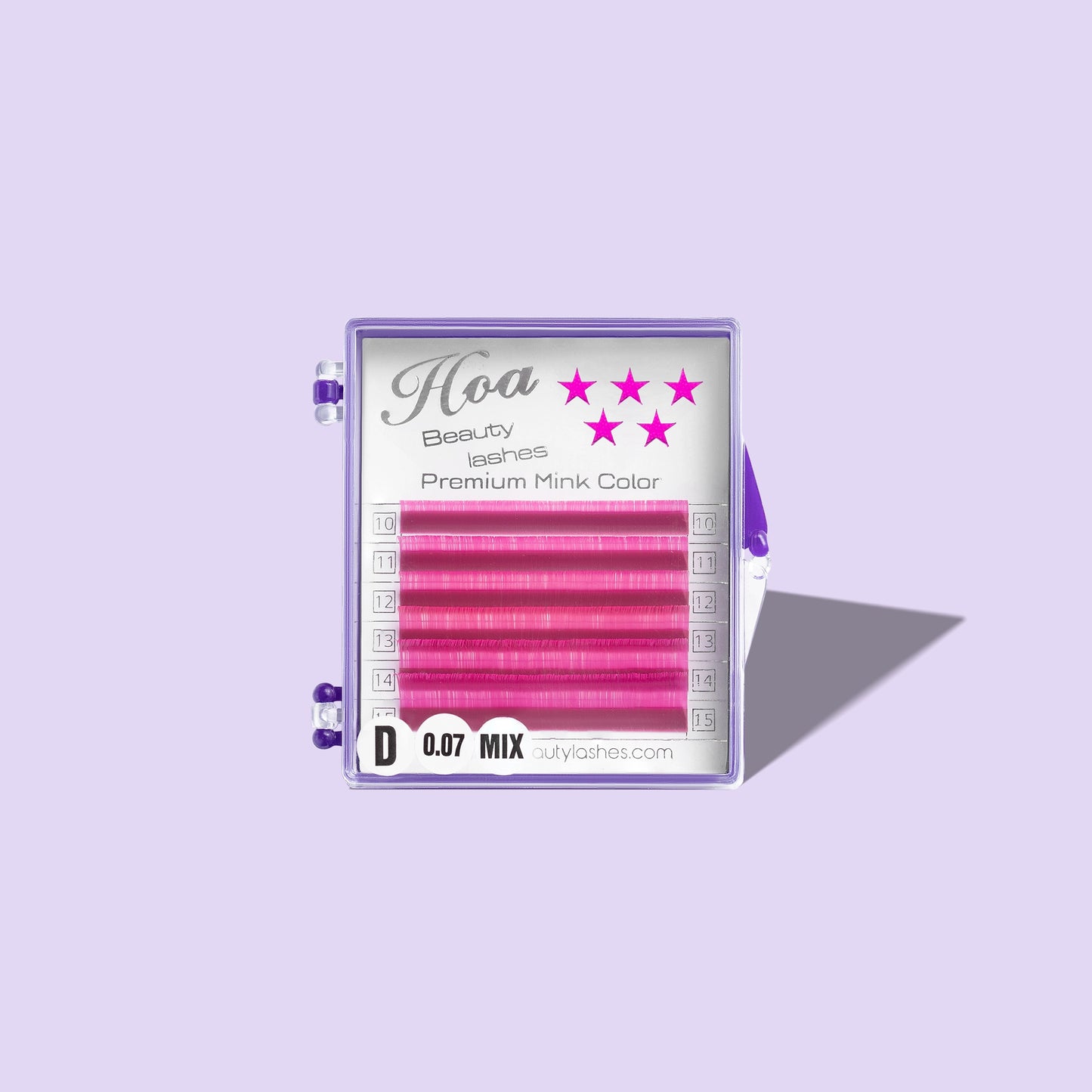Hoabeautylashes - Lash Color Mix 8-13 6 line 0.07mm