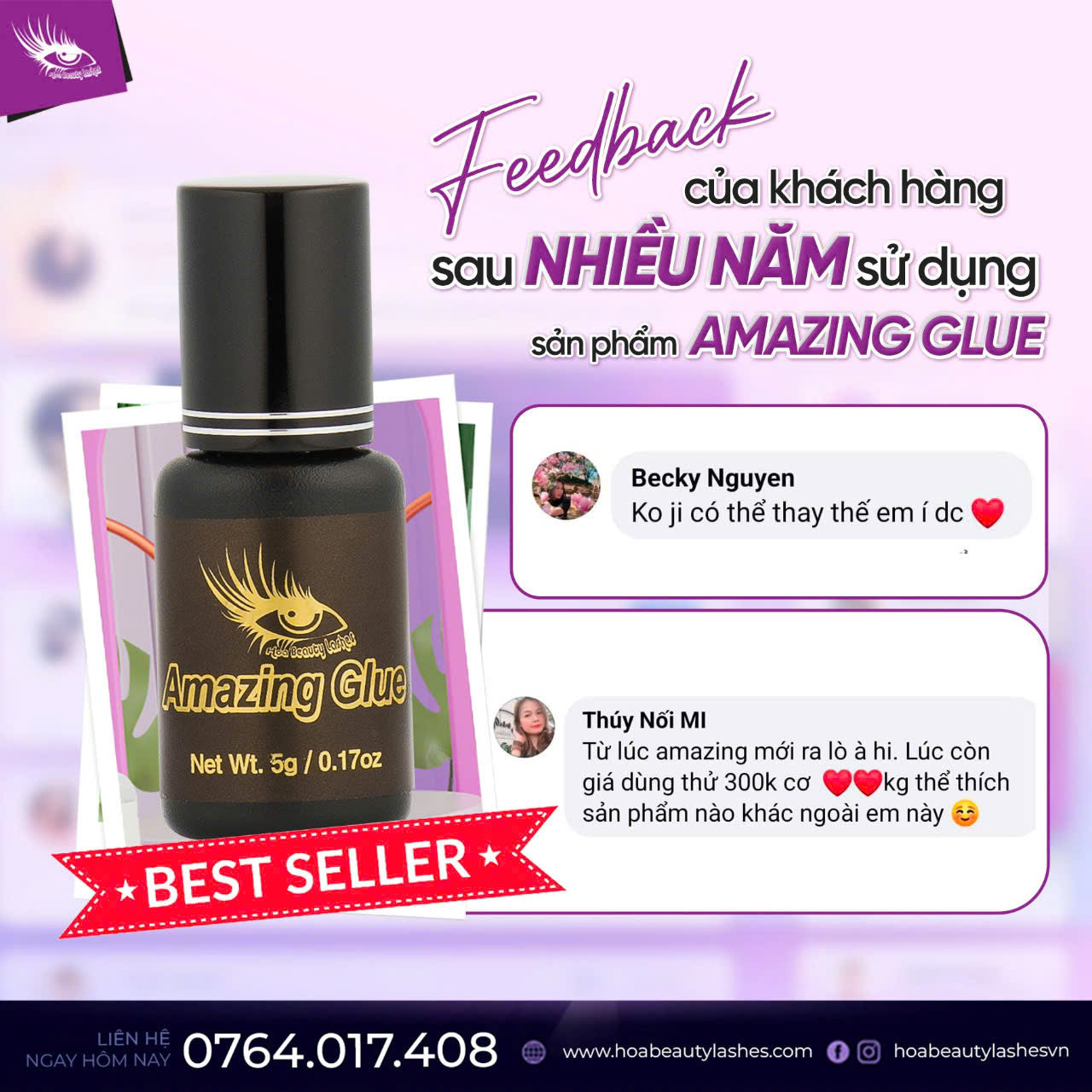 Hoabeautylashes - Amazing Glue
