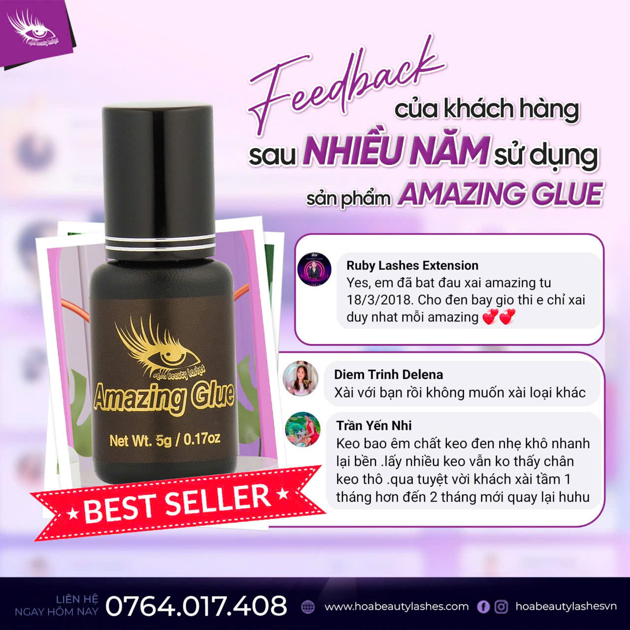 Hoabeautylashes - Amazing Glue
