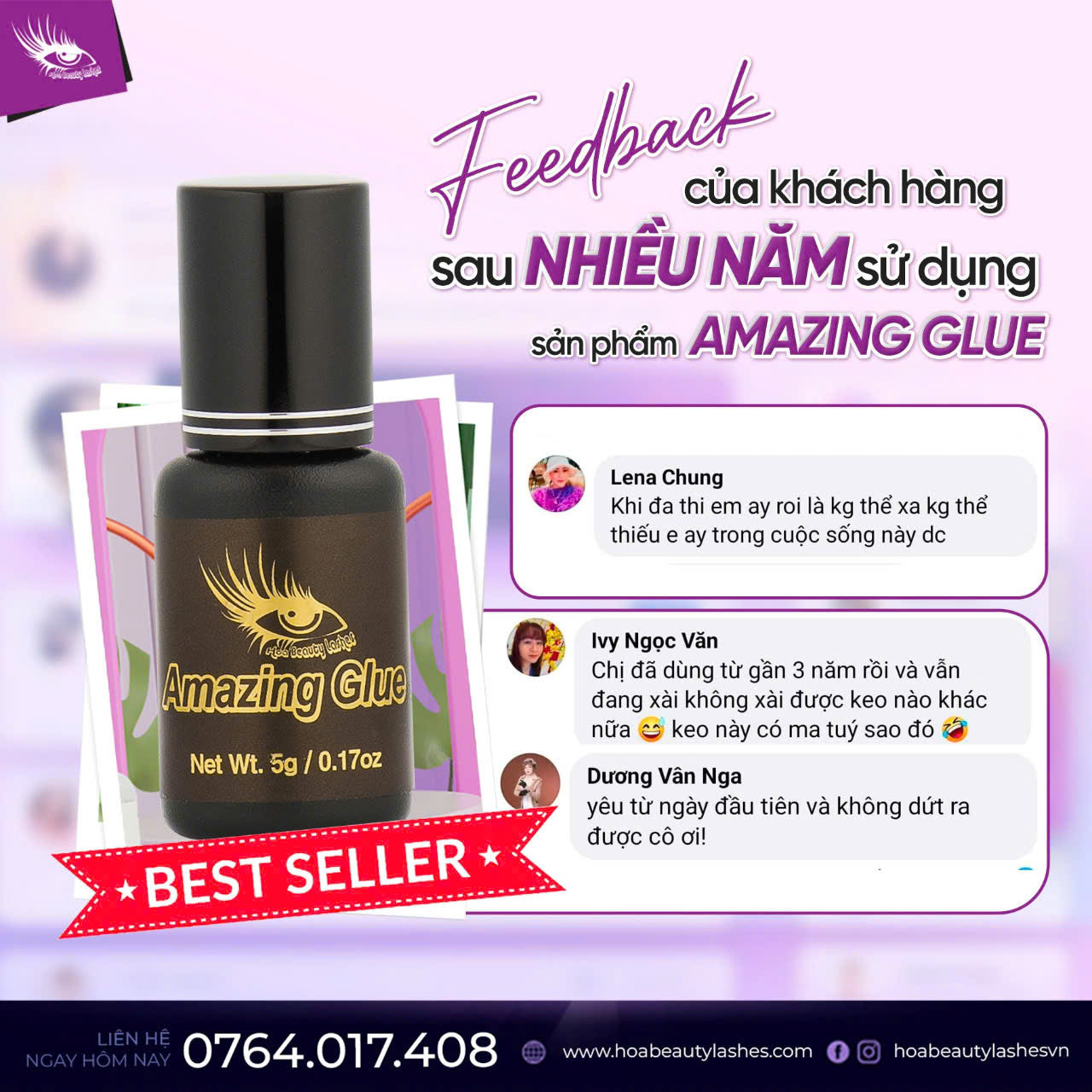 Hoabeautylashes - Amazing Glue