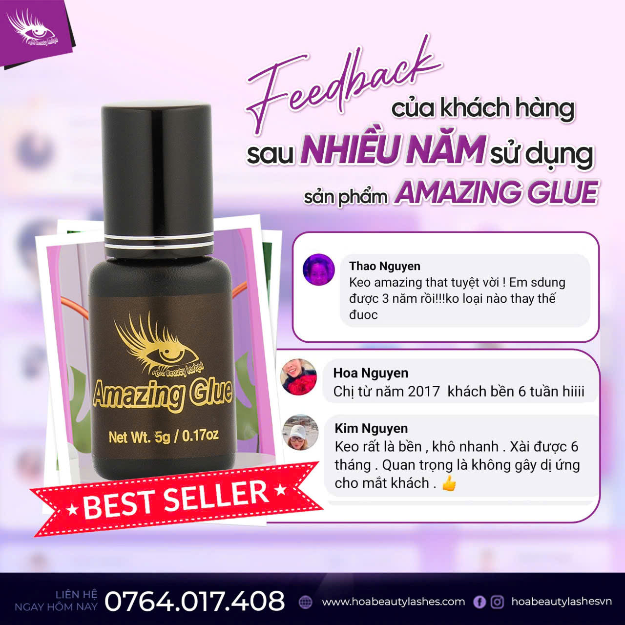 Hoabeautylashes - Amazing Glue