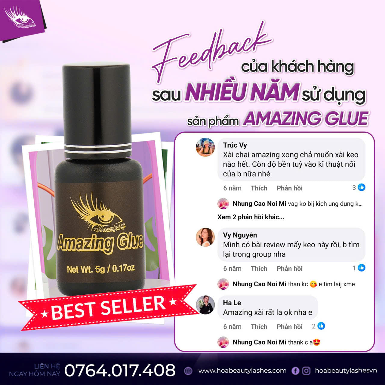 Hoabeautylashes - Amazing Glue