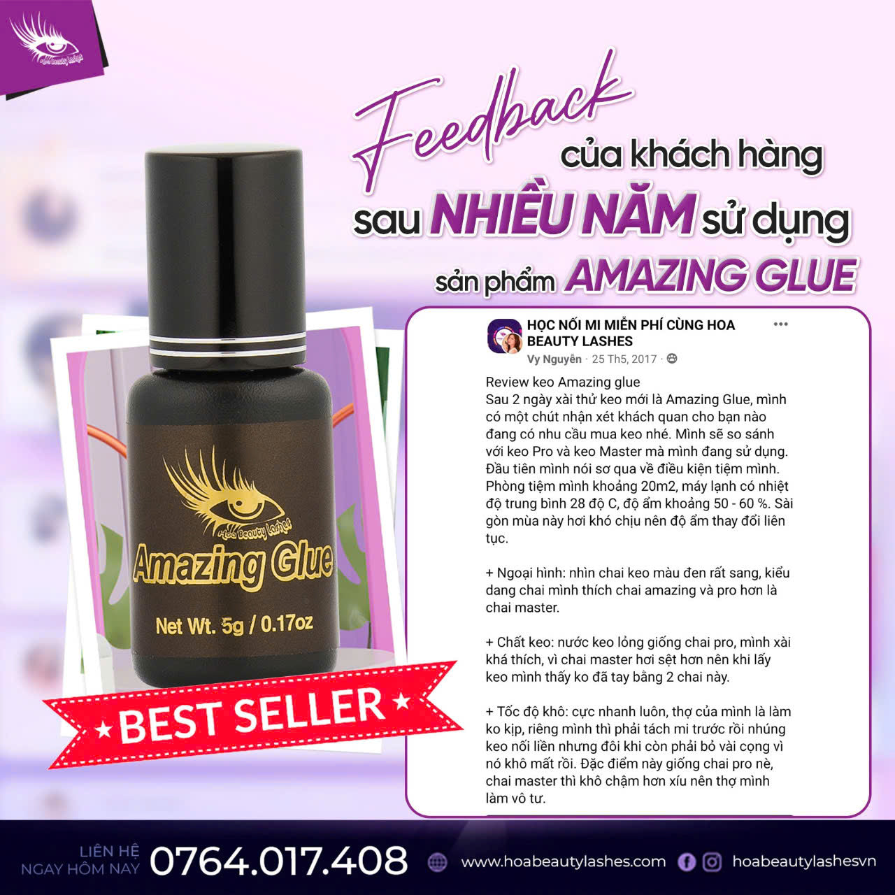 Hoabeautylashes - Amazing Glue