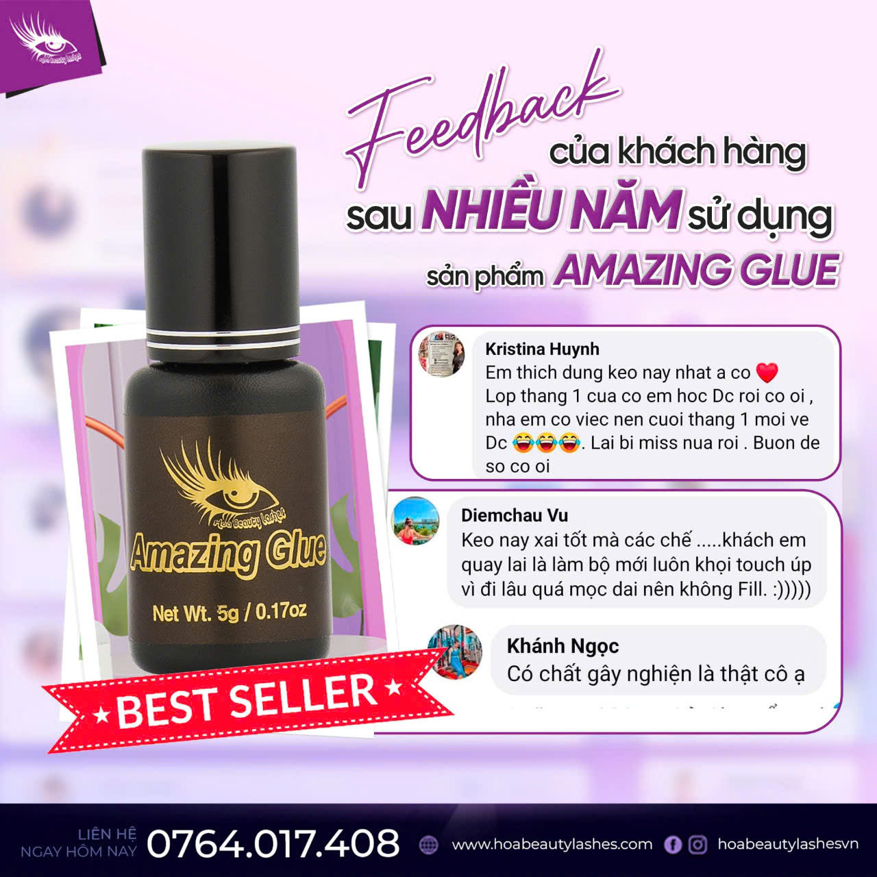 Hoabeautylashes - Amazing Glue