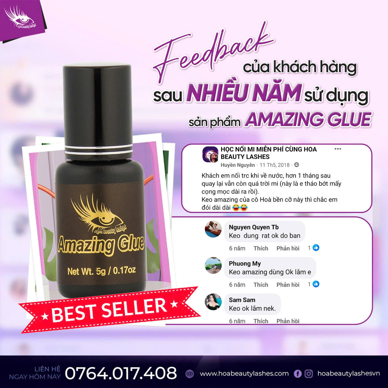 Hoabeautylashes - Amazing Glue
