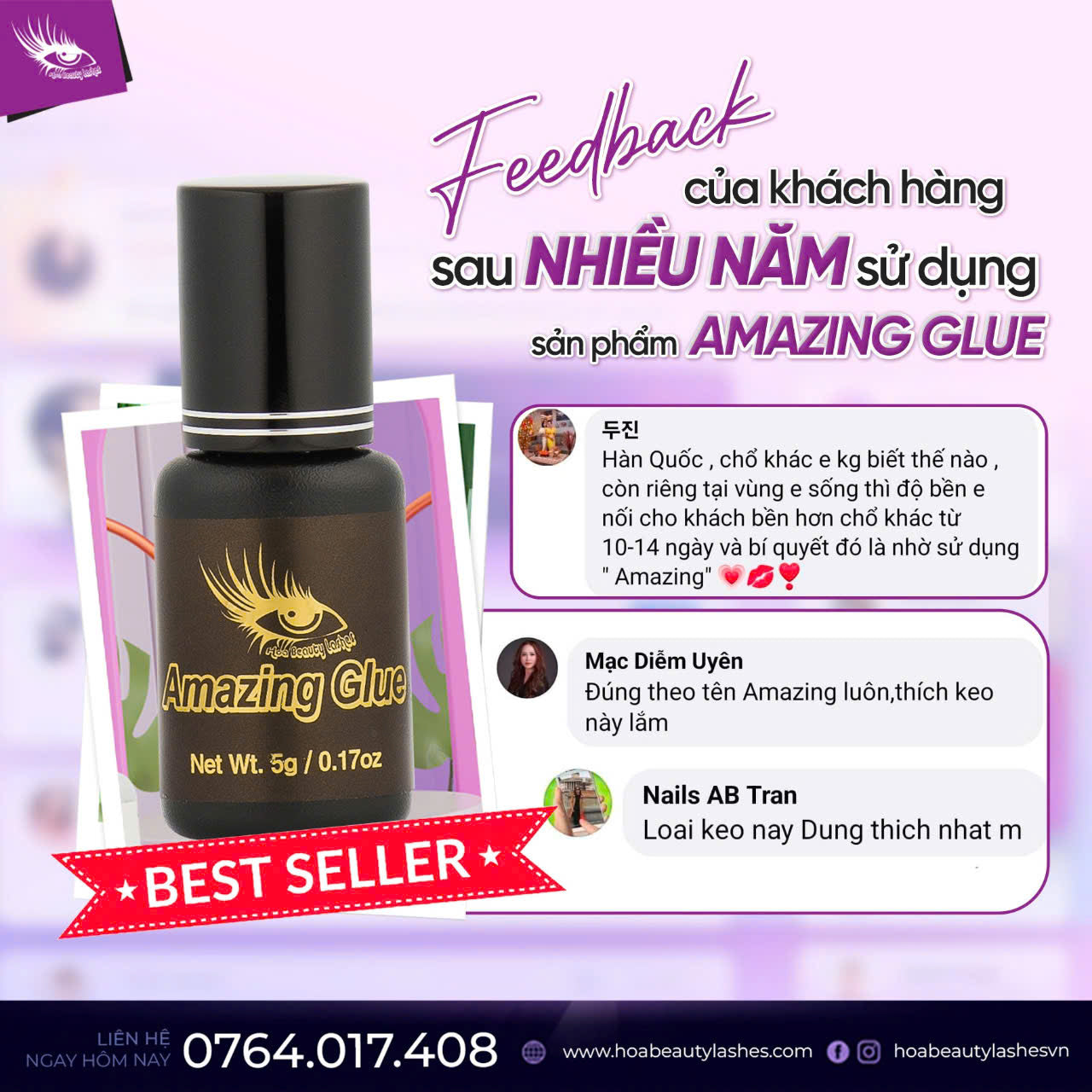 Hoabeautylashes - Amazing Glue