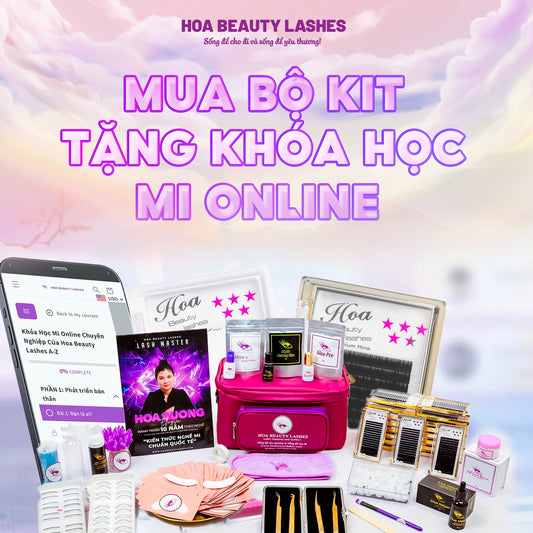 EYELASH EXTENSIONS KIT FOR ONLINE CLASS