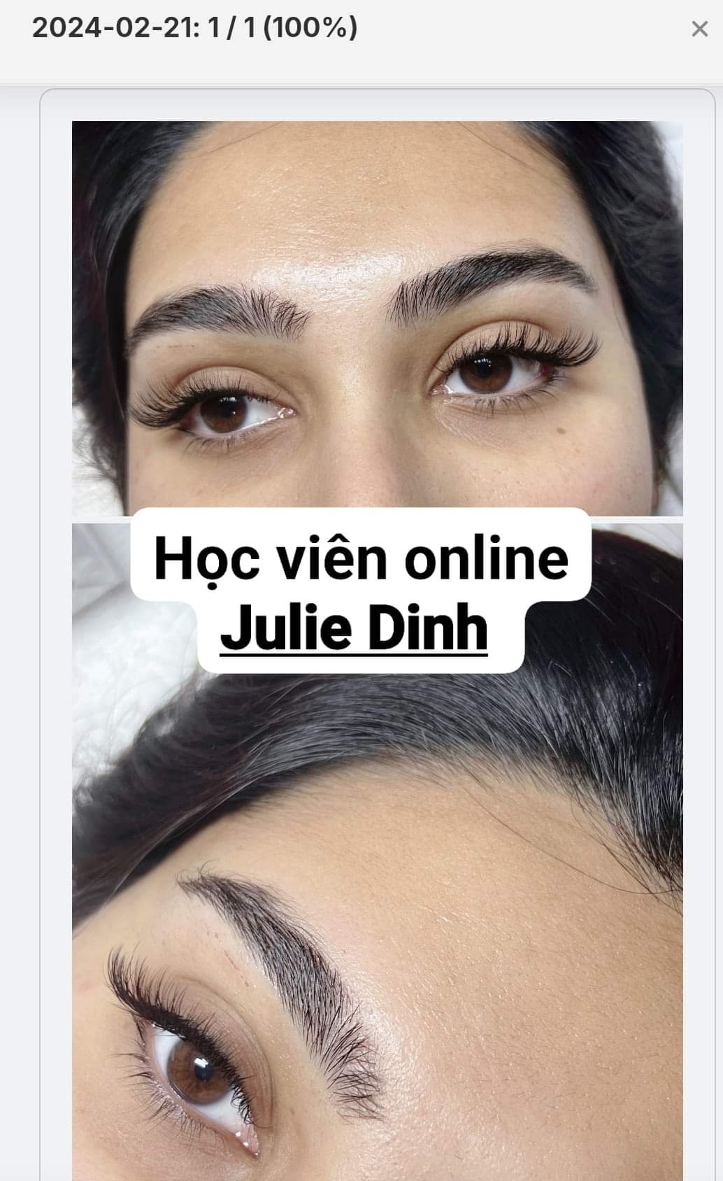 EYELASH EXTENSIONS KIT FOR ONLINE CLASS