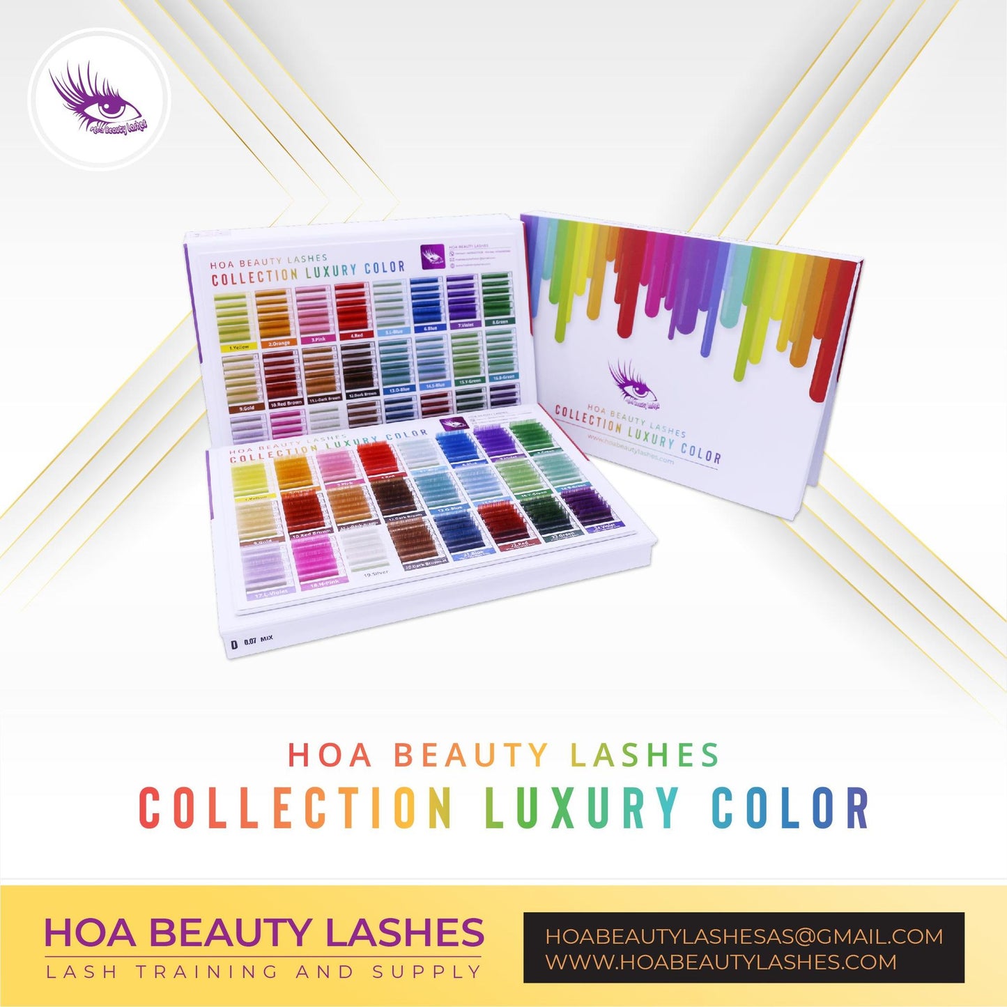 Hoabeautylashes - Collection Luxury Color
