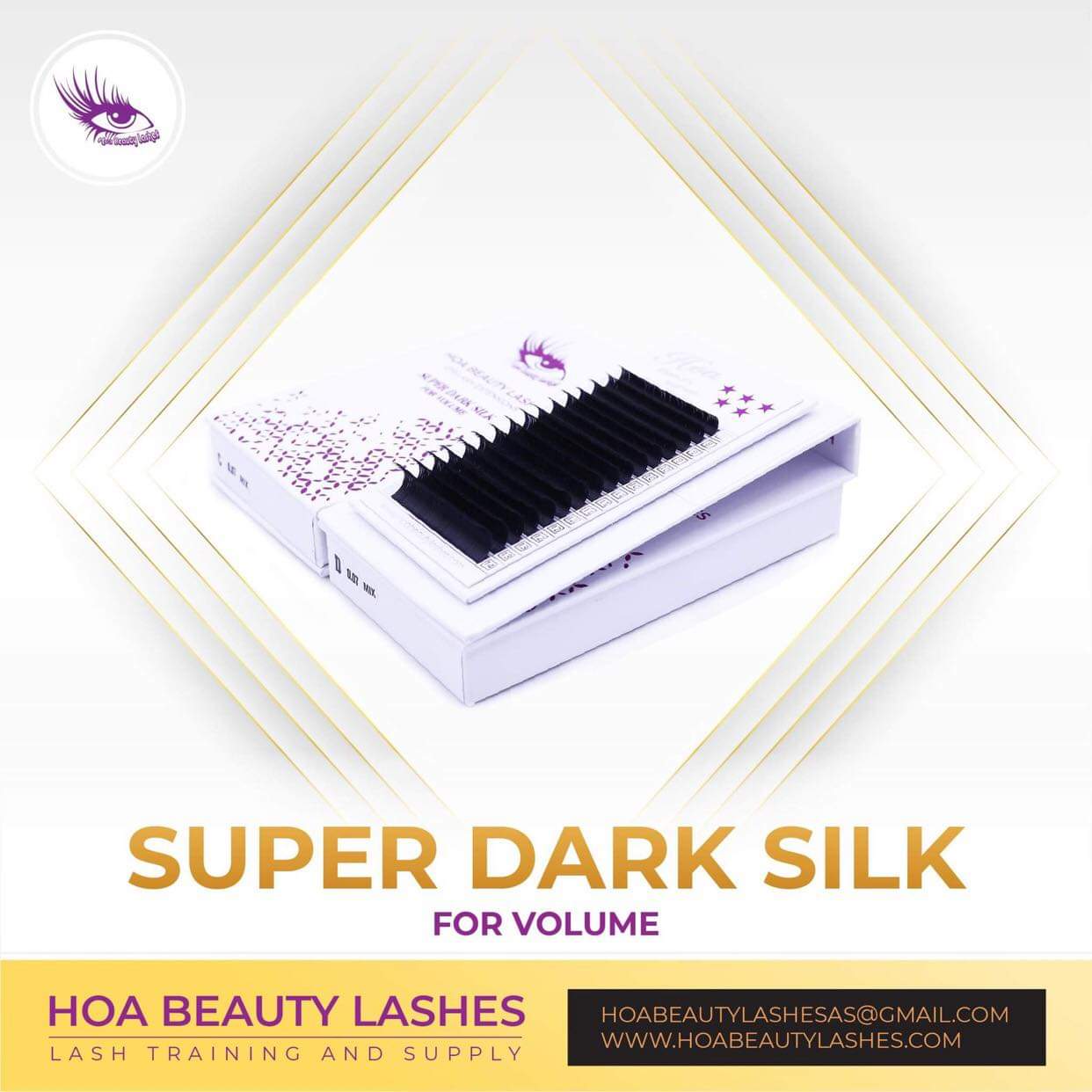 Hoabeautylashes - Super Dark Silk
